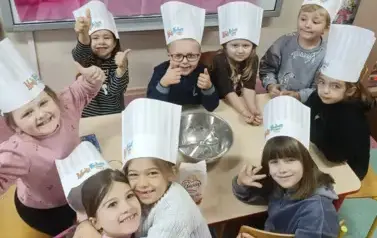 Jesienne ciasteczka- warsztaty kulinarne w przedszkolu 5