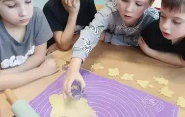 Jesienne ciasteczka- warsztaty kulinarne w przedszkolu 13