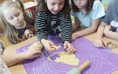 Jesienne ciasteczka- warsztaty kulinarne w przedszkolu 14