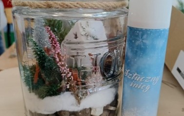 &bdquo;Las w słoiku&rdquo;- warsztaty florystyczne  w przedszkolu 2