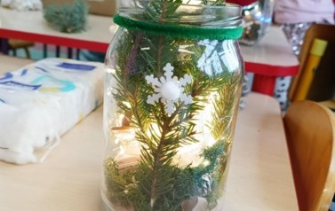&bdquo;Las w słoiku&rdquo;- warsztaty florystyczne  w przedszkolu 10