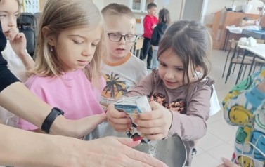 Warsztaty kulinarne-gofry w przedszkolu 3