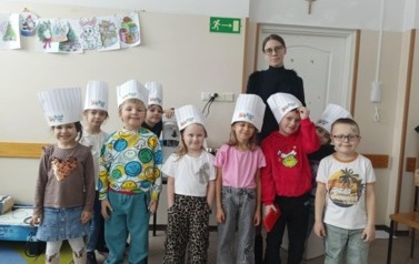 Warsztaty kulinarne-gofry w przedszkolu 5