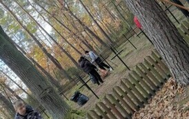 Sprzątanie cmentarza wojennego 2