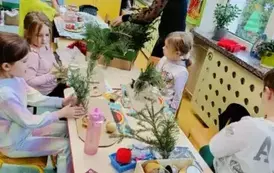 Warsztaty florystyczne- Stroiki świąteczne w przedszkolu 10