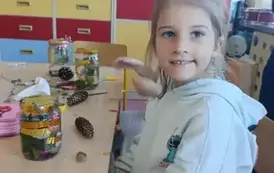 Jesień w słoiku &ndash; warsztaty plastyczno- techniczne w przedszkolu 10