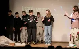 Podw&oacute;jne znaczenie hejtu i empatii&rdquo; &ndash;  spektakl profilaktyczny dla uczni&oacute;w klas VII&ndash;VIII 18