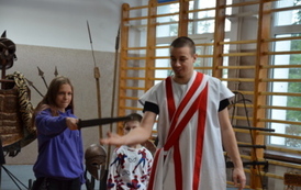 &bdquo;Rzymskie imperium i tradycje antyku&rdquo;- pokaz historyczny. 11