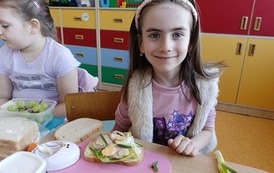 Warsztaty kulinarne- kolorowe i zdrowe kanapki 9