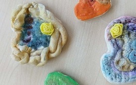 Serduszka z masy solnej- magnesy na Dzień Mamy i Taty 5