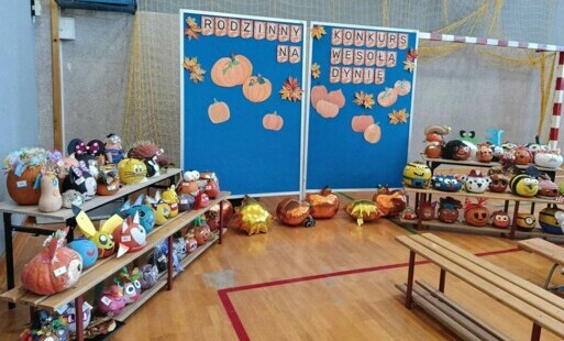 Zdjęcie do Teatrzyk pt.&rdquo;Śmieciaki ratują świat&rdquo; i rozstrzygnięcie konkursu &bdquo;Wesoła Dynia&rdquo;.