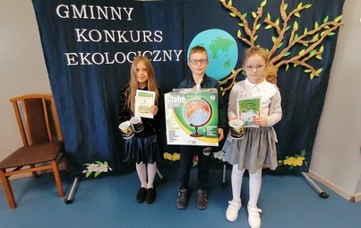 Zdjęcie do Gminny konkurs ekologiczny "Rośliny leśne" rozstrzygnięty