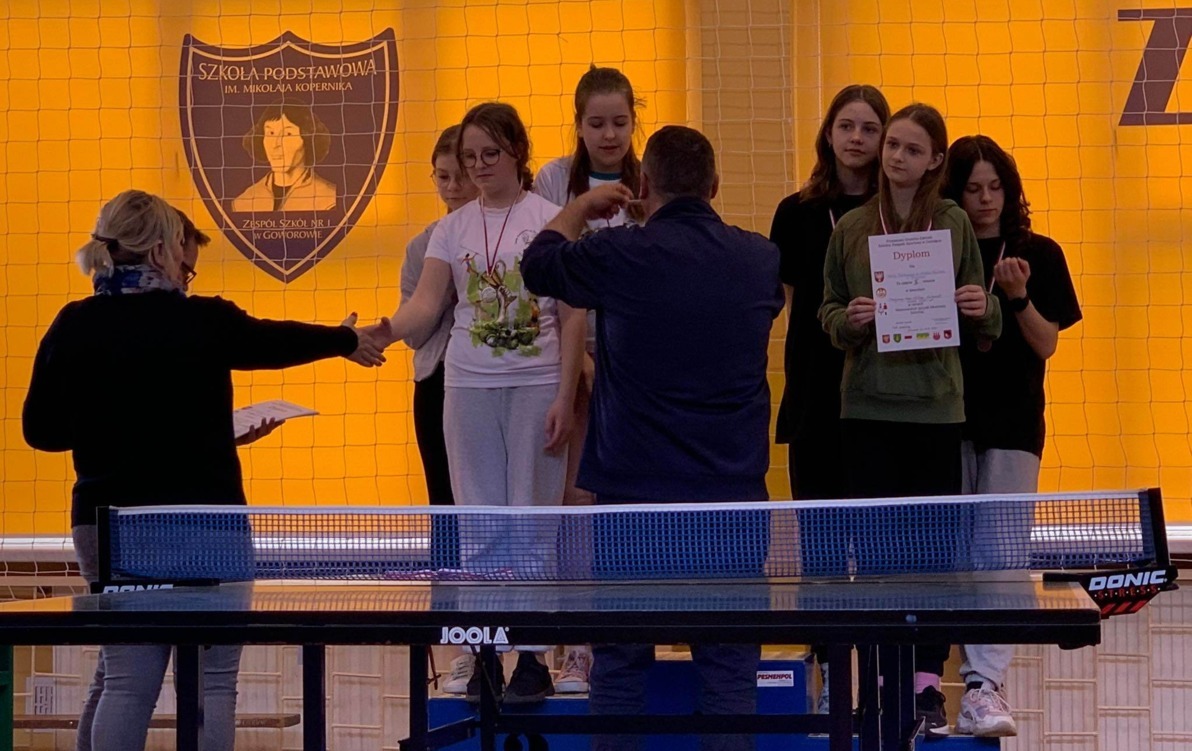 Zdjęcie do Drużynowy Tenis Stołowy SZS w Goworowie.