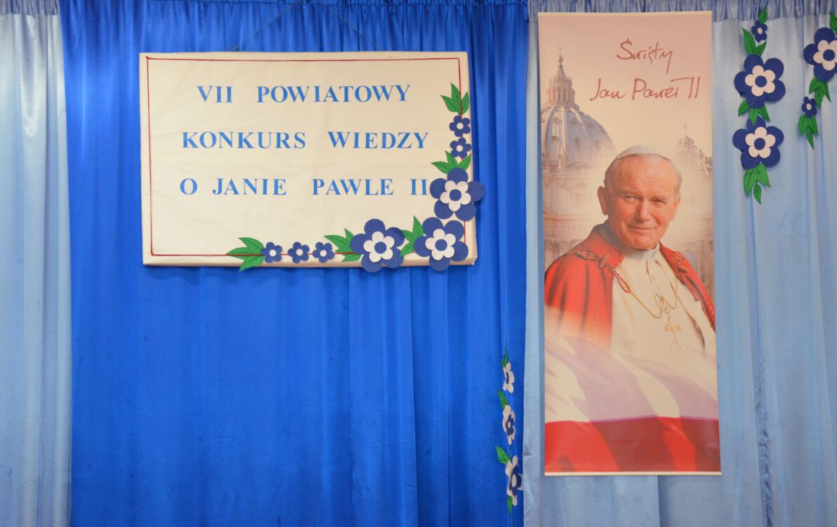 Zdjęcie do VII POWIATOWY KONKURS WIEDZY O JANIE PAWLE II