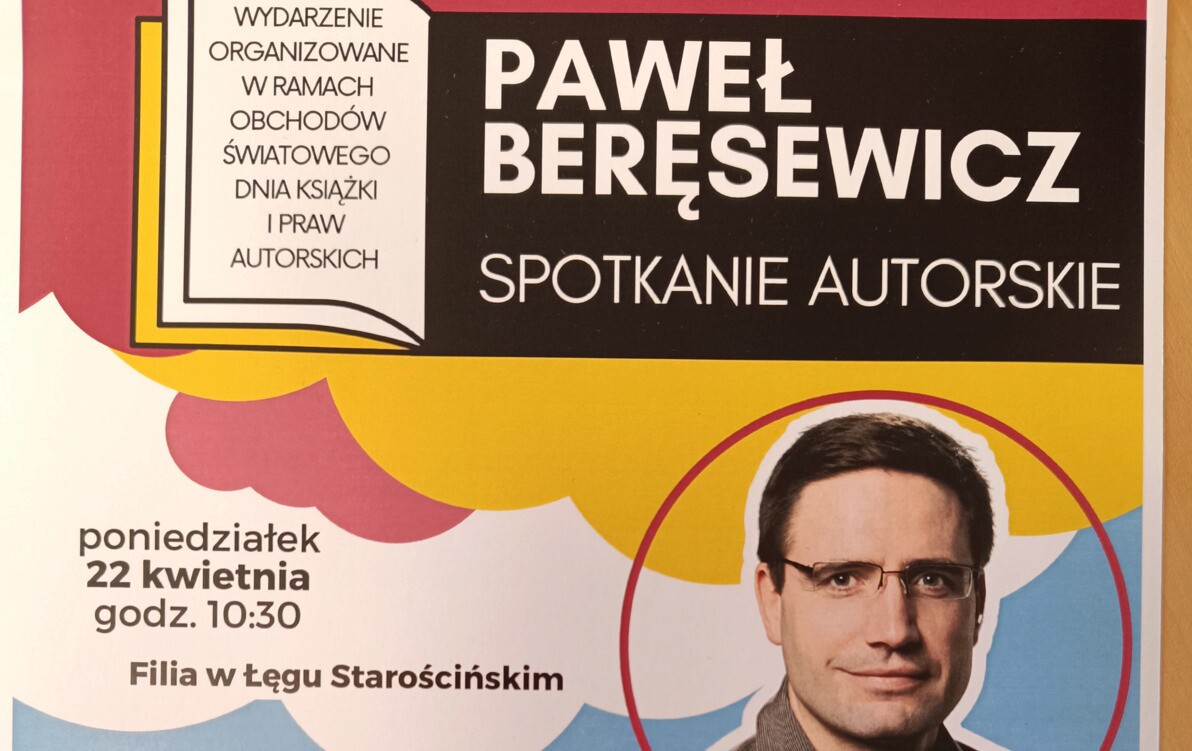 Zdjęcie do SPOTKANIE AUTORSKIE Z PAWŁEM BERĘSEWICZEM