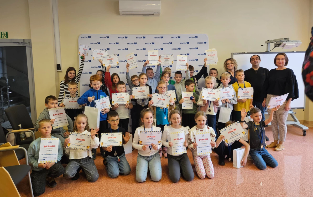 Zdjęcie do III Turniej Warcabowy dla uczni&oacute;w klas I-III w MSCDN w Ostrołęce