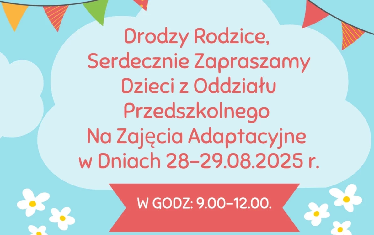 Zdjęcie do Dni adaptacyjne w roku szkolnym 2025/2026